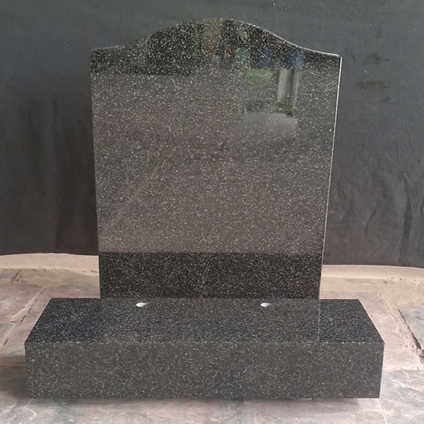 Regal grey granite polish ogee headstone